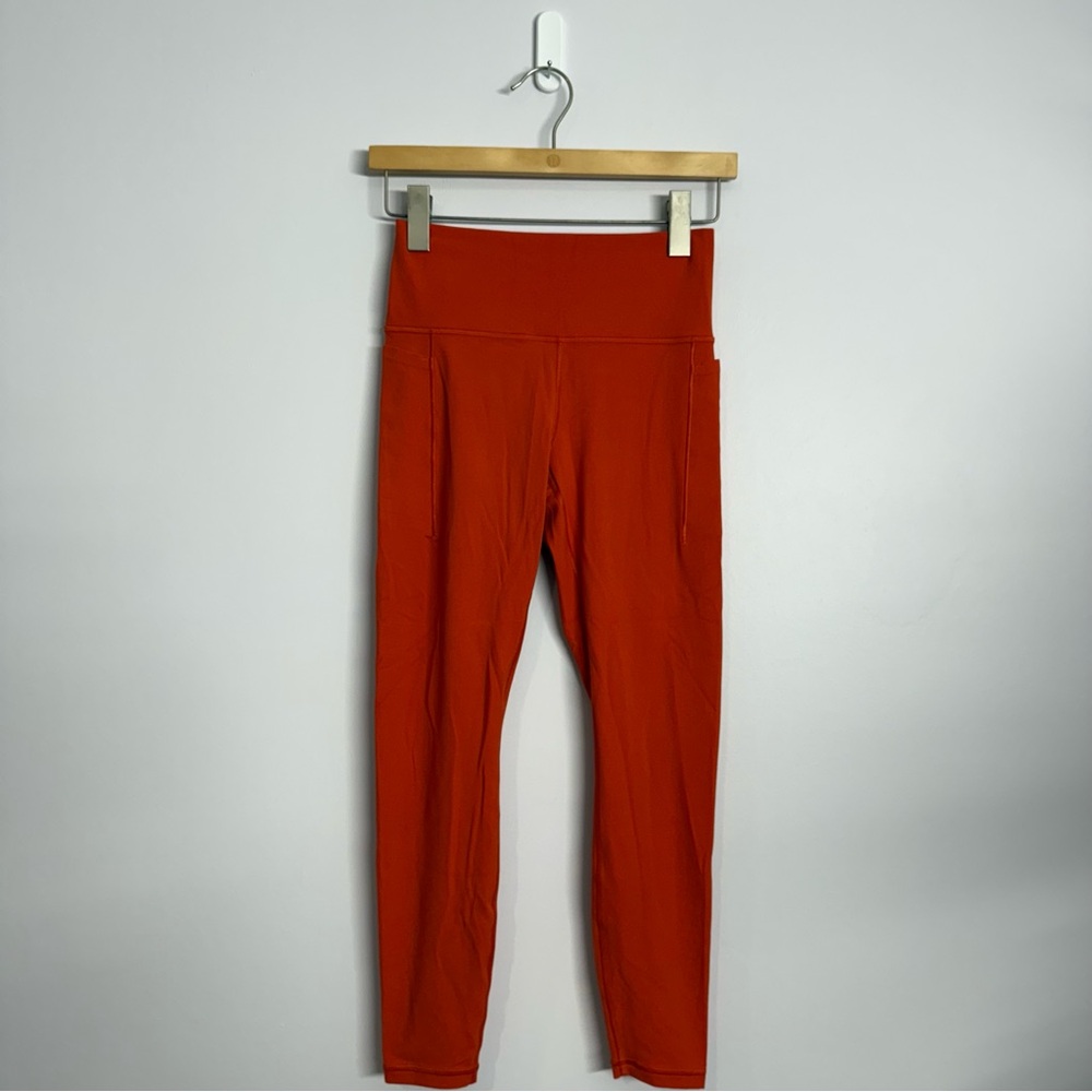 lululemon athletica Orange Leggings